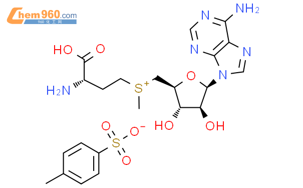S-腺苷甲硫氨酸对甲苯磺酸盐结构式图片|71914-80-2结构式图片