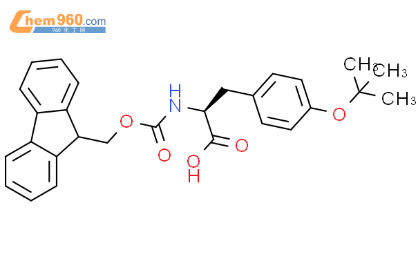 芴甲氧羰基-氧叔丁基-酪氨酸结构式图片|71989-38-3结构式图片