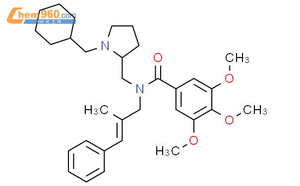 722551 45 3 Benzamide N 2S 1 Cyclohexylmethyl 2 Pyrrolidinyl Methyl 3 4 5 Trimethoxy N 2