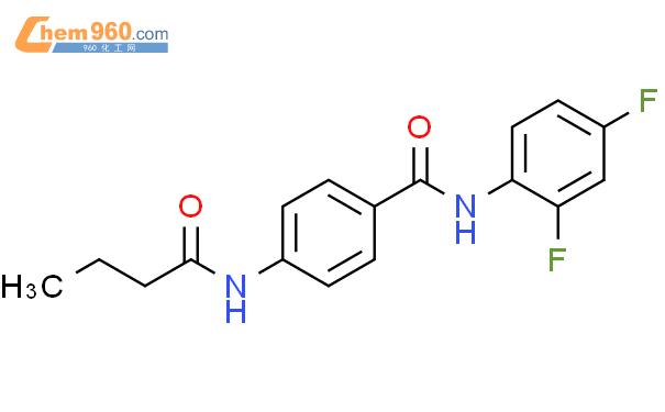 Butanoylamino N Difluorophenyl Benzamide Mol