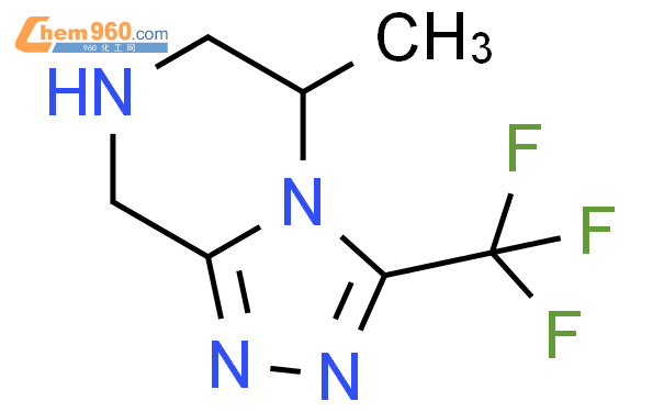 5,6,7,8-四氢-5-甲基-3-三氟甲基-1,2,4-噻唑并[4,3-A]吡嗪