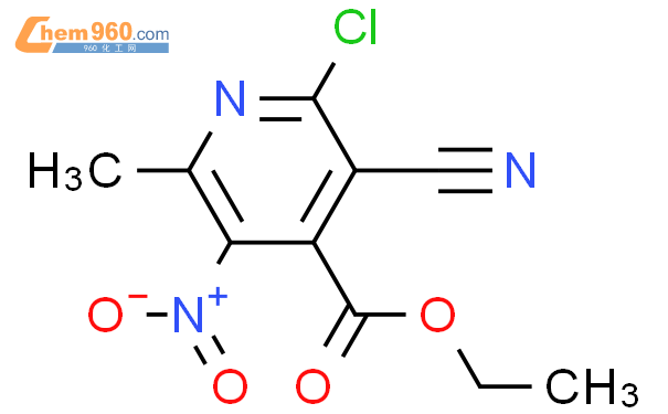 2 -氯- 3 -氰基- 6 -甲基- 5 -硝基异烟酸乙酯