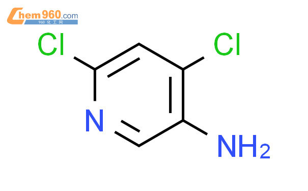 4,6-二氯-3-吡啶胺结构式图片|7321-93-9结构式图片