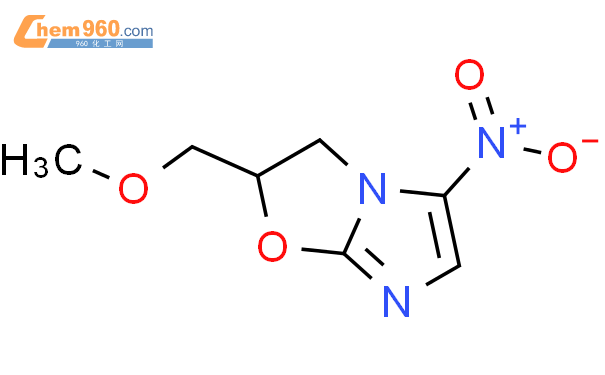 73332 81 723 Dihydro 2 Methoxymethyl 5 Nitro Imidazo 21 B Oxazole化学式、结构式、分子式、mol 960化工网 