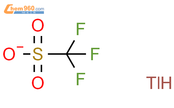 三氟甲基磺酸铥(i)结构式,三氟甲基磺酸铥(i)化学式 960化工网