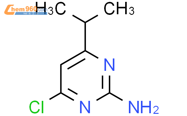 2-氨基-4-氯-6-异丙基嘧啶结构式图片|73576-33-7结构式图片