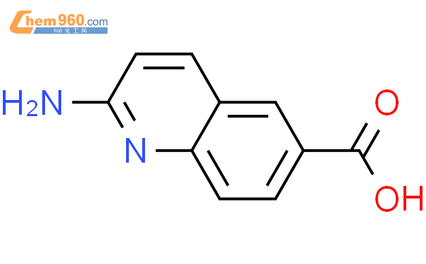 2-氨基喹啉-6-羧酸结构式图片|736919-39-4结构式图片