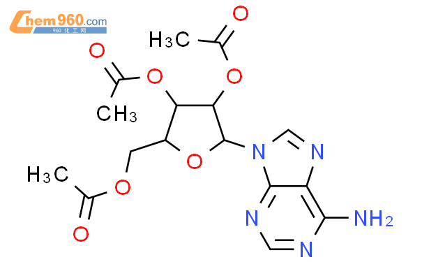 2',3',5'-三乙酰腺苷结构式图片|7387-57-7结构式图片