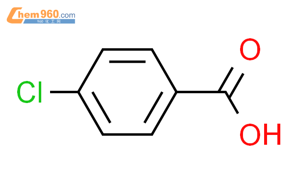 对氯苯甲酸结构式图片|74-11-3结构式图片