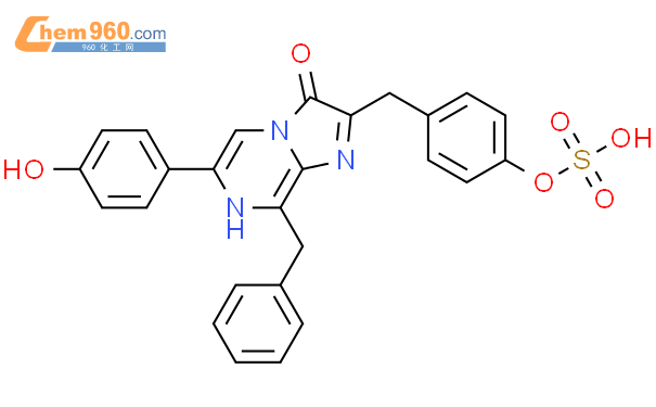 6-(4-羟基苯基)-8-(苯基甲基)-2-[[4-(硫氧基)苯基]甲基]-咪唑并[1,2-a]吡嗪-3(7h)-酮