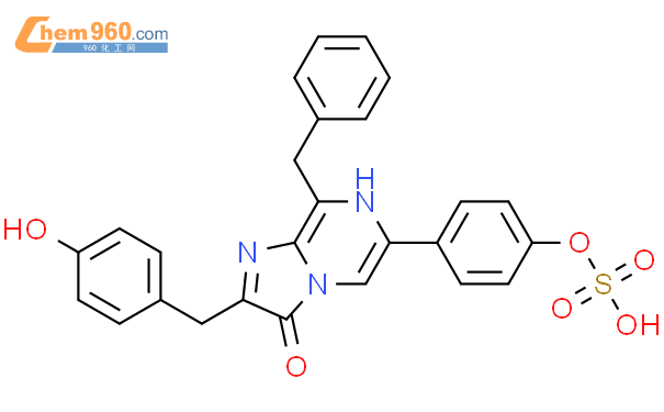 2-[(4-羟基苯基)甲基]-8-(苯基甲基)-6-[4-(硫氧基)苯基]-咪唑并[1,2-a]吡嗪-3(7h)-酮