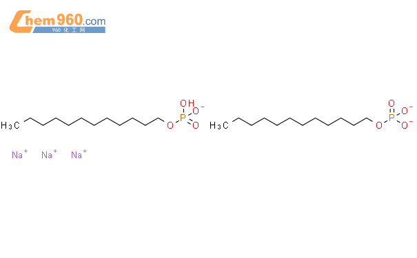 月桂醇磷酸酯钠盐结构式图片|7423-32-7结构式图片