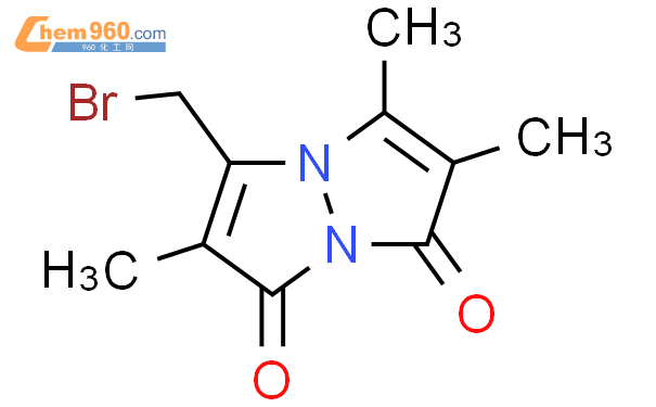 3-(溴甲基)-2,6,7-三甲基-1H,5H-吡唑并[1,2-a]吡唑-1,5-二酮