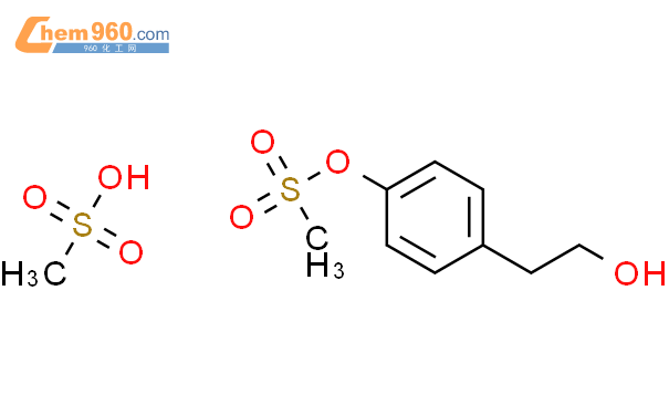 1-(甲基磺酰氧基)-2-[4-(甲基磺酰氧基)苯基]乙烷結構式圖片|74447-36