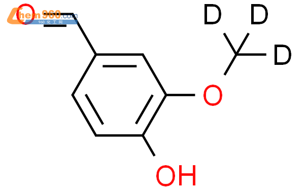 4-Hydroxy-3-methoxybenzaldehyde-d3 