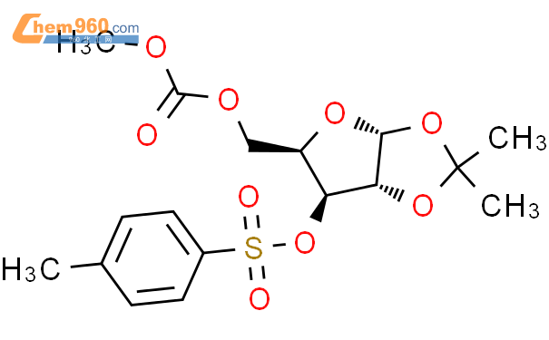 5-O-羰基甲氧基-1,2-O-亚异丙基-3-O-对甲苯磺酰基-Α-D-呋喃木糖