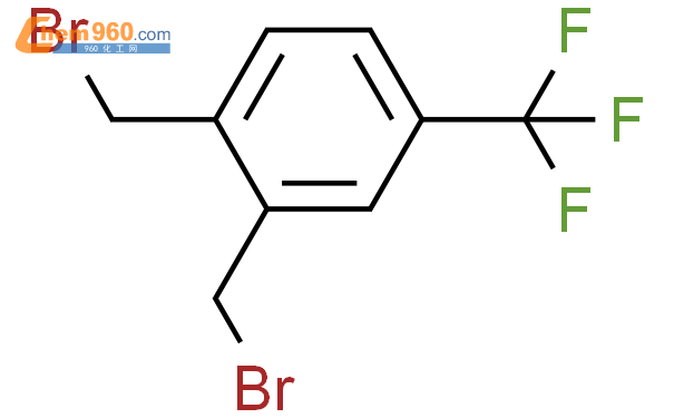 74815 76 2 Benzene 1 2 bis bromomethyl 4 trifluoromethyl 化学式结构式分子式mol 960化工网