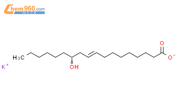 蓖麻油酸单钾结构式图片|7492-30-0结构式图片