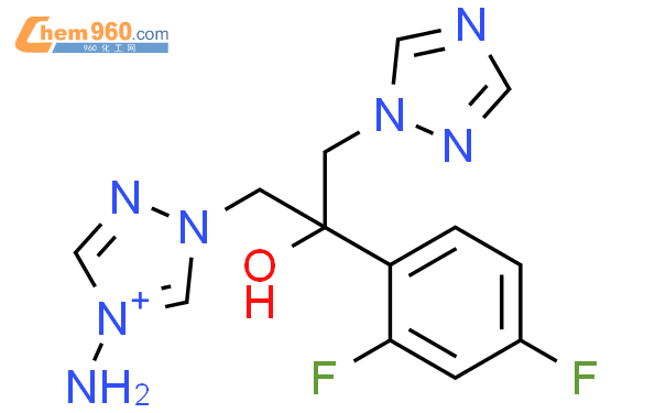 4-amino-1-[(2RS)-2-(2,4-difluorophenyl)-2-hydroxy-3(1H-1,2,4-triazol-1-yl)propyl]-4H-1,2,4-triazolium