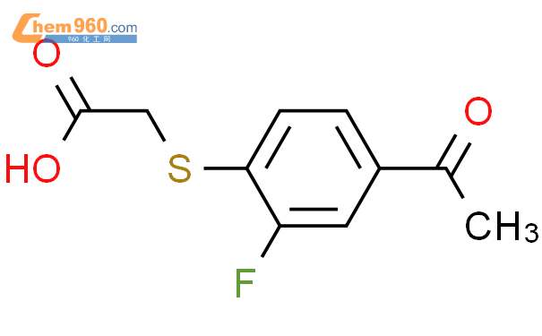 [(4-acetyl-2-fluorophenyl)thio]acetic acid