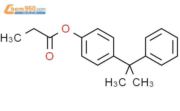 7500-84-7,[4-(2-phenylpropan-2-yl)phenyl] Propanoate化学式、结构式、分子式、mol ...