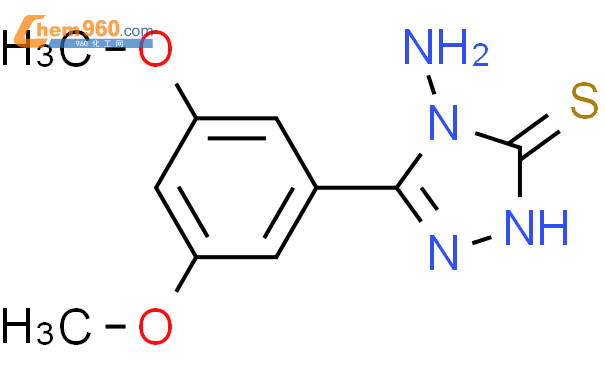 4-氨基-5-(3,5-二甲氧基苯基)-4H-1,2,4-噻唑-3-硫醇