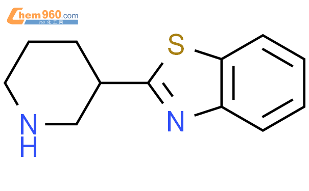 2-哌啶-3-基-1,3-苯并噻唑盐酸盐「CAS号：750640-97-2」 – 960化工网