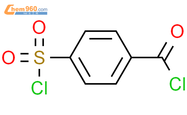 4(氯磺酰基)苯甲酰氯结构式图片|7516-60-1结构式图片