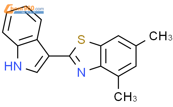 752222 47 2benzothiazole 2 1h Indol 3 Yl 46 Dimethyl Cas号752222