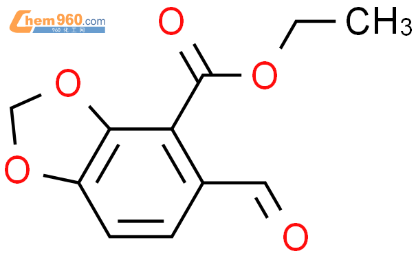 5-甲酰基苯并[1,3]二恶茂-4-甲酸乙酯
