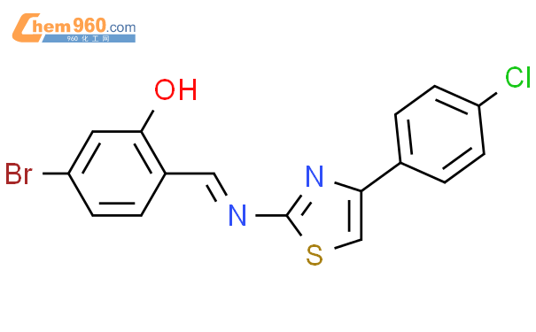 Phenol Bromo Chlorophenyl Thiazolyl Imino Methyl Cas