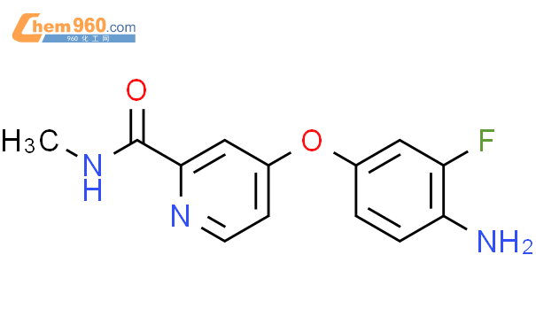 4-(4-氨基-3-氟苯氧基)-N-甲基吡啶-2-甲酰胺