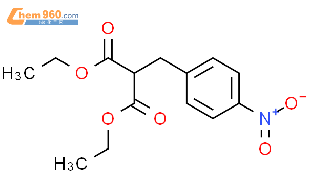 2-[(4-硝基苯基)甲基]丙二酸二乙酯结构式图片|7598-70-1结构式图片
