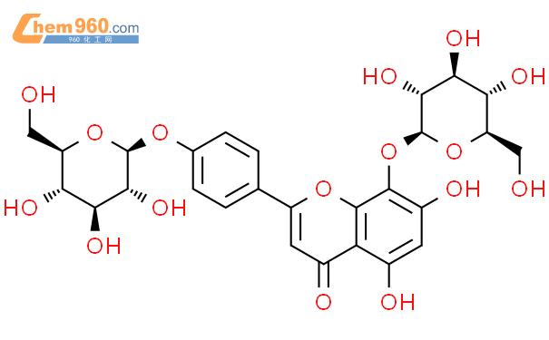 牡荆素葡萄糖苷结构式图片|76135-82-5结构式图片