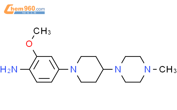 2-甲氧基-4-[4-(4-甲基哌嗪-1-基)哌啶-1-基]苯胺