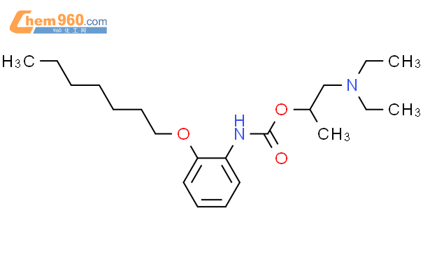 76629 87 3 Carbamic acid 2 heptyloxy phenyl 2 diethylamino 1 methylethyl ester 9CI CAS号