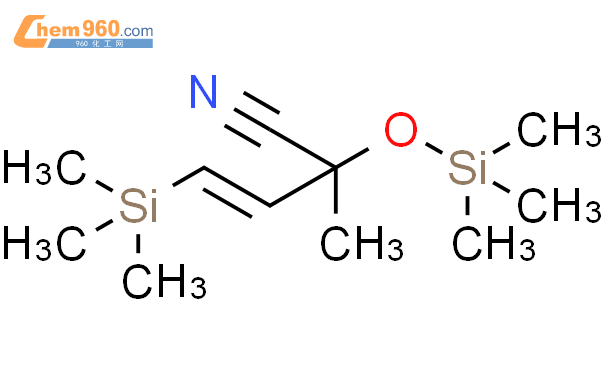 76837 26 83 Butenenitrile 2 Methyl 4 Trimethylsilyl 2 Trimethylsilyloxy 化学式、结构式、分子式、mol