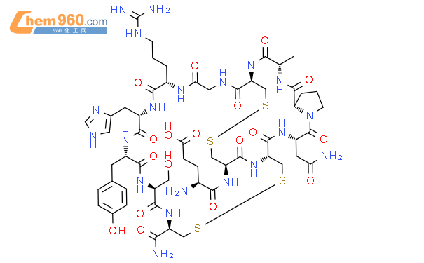 芋螺毒素 G I结构式图片|76862-65-2结构式图片