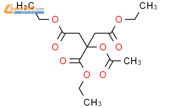 乙酰柠檬酸三乙酯结构式图片|77-89-4结构式图片