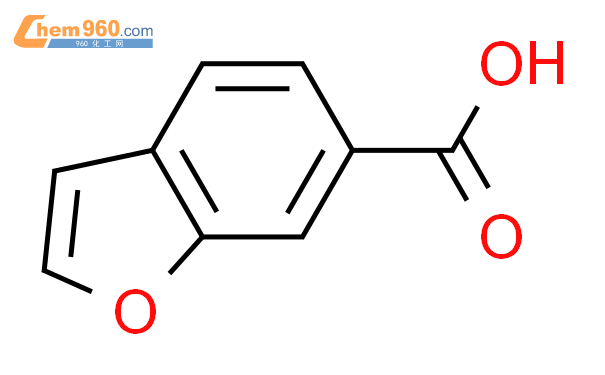 苯并呋喃-6-羧酸结构式图片|77095-51-3结构式图片