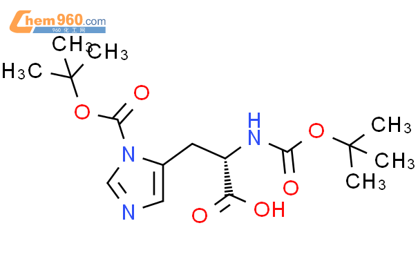 (2S)-2-[(2-methylpropan-2-yl)oxycarbonylamino]-3-[3-[(2-methylpropan-2-yl)oxycarbonyl]imidazol-4-yl]propanoic acid