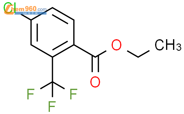 Ethyl 4-chloro-2-(trifluoromethyl)benzoate结构式图片|773139-28-9结构式图片