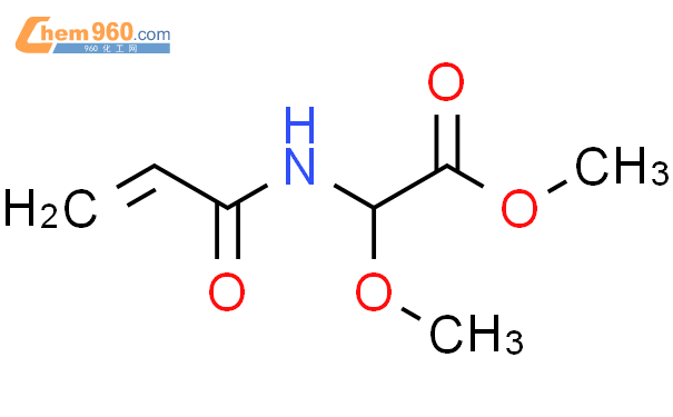 甲基2-丙烯酰胺基-2-甲氧基乙酸酯结构式图片|77402-03-0结构式图片