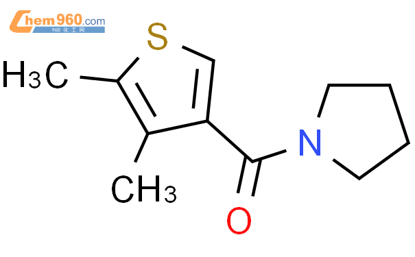 (9CI)-1-[(4,5-二甲基-3-噻吩)羰基]-吡咯烷