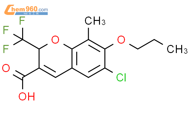 775328 54 62h 1 Benzopyran 3 Carboxylic Acid6 Chloro 8 Methyl 7 Propoxy 2 Trifluoromethyl 