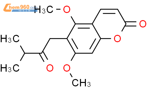 2H-（1-（苯并吡喃-）2-（1，5，（7-（二甲氧基）-6-（3-（甲基）-2-（氧代丁基）结构式图片|77636-08-9结构式图片