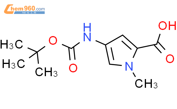 4-[(叔丁氧羰基)氨基]-1-甲基-1H-吡咯-2-甲酸
