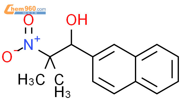 2-甲基-1-(萘-2-基)-2-硝基丙烷-1-醇结构式图片|77740-81-9结构式图片