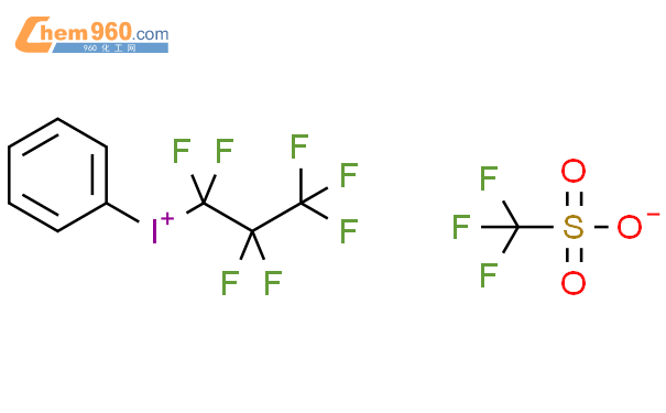 (七氟丙基)苯基碘鎓三氟甲烷磺酸盐结构式图片|77758-79-3结构式图片