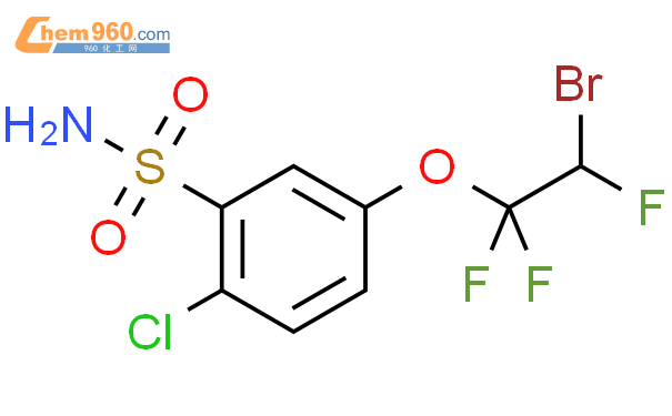 Benzenesulfonamide Bromo Trifluoroethoxy Chloro Mol